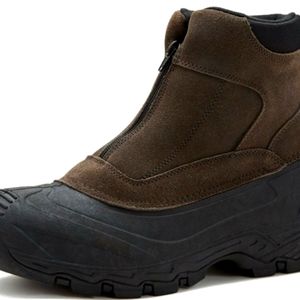london fog zip Water resistant boots